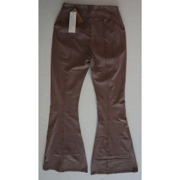 Out From Under x Urban Outfitters Women’s Sz S Brown Aria Seamed Flare Pants - Picture 2 of 7